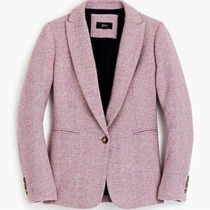 J. Crew Wool Parke Herringbone Blazer